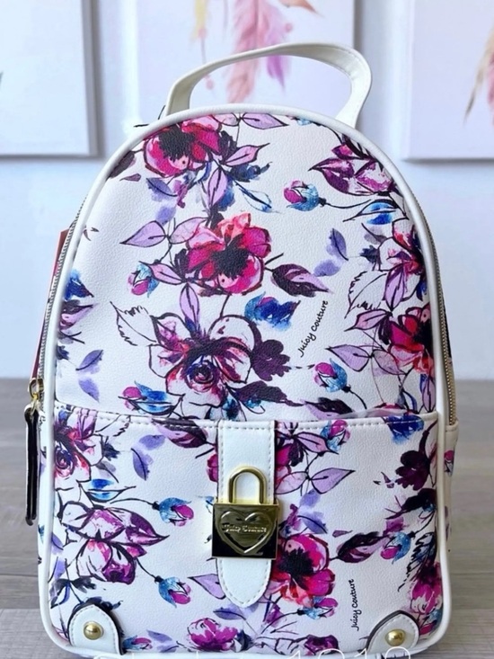 Handbags - Juicy Couture Floral Print Backpack